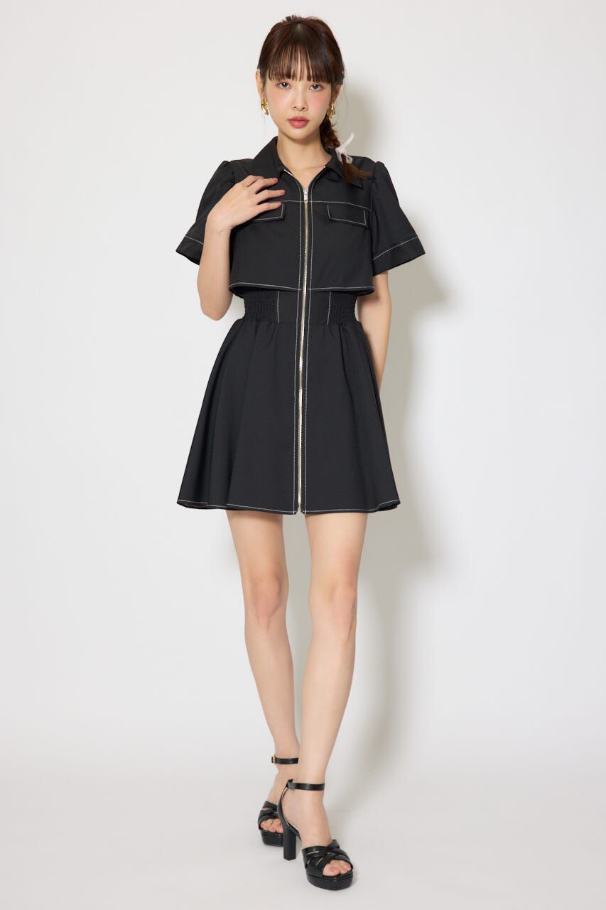 rienda「バストフレアミニワンピース」|ワンピース|