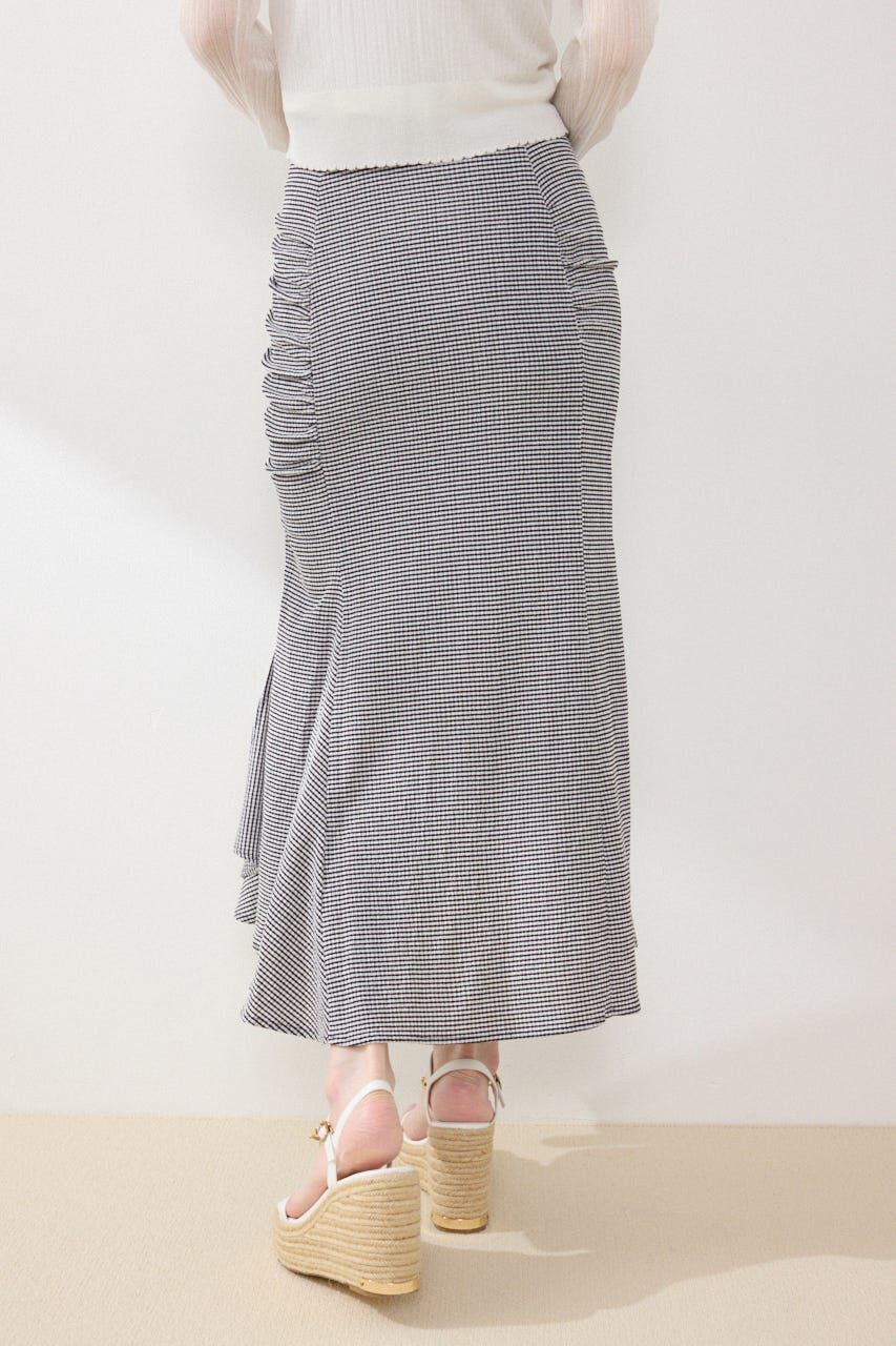rienda「ギャザーマーメイドジャストウエストスカート」|スカート|