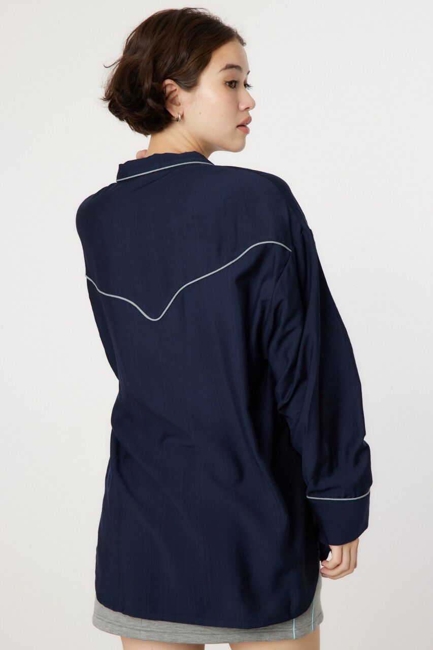 RODEO CROWNS「パイピングウエスタンシャツ」|シャツ・ブラウス|