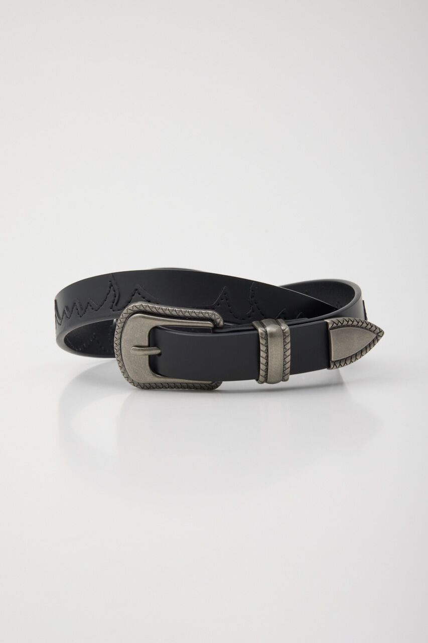 RODEO CROWNS「Embossed ベルト」|ベルト|BLK