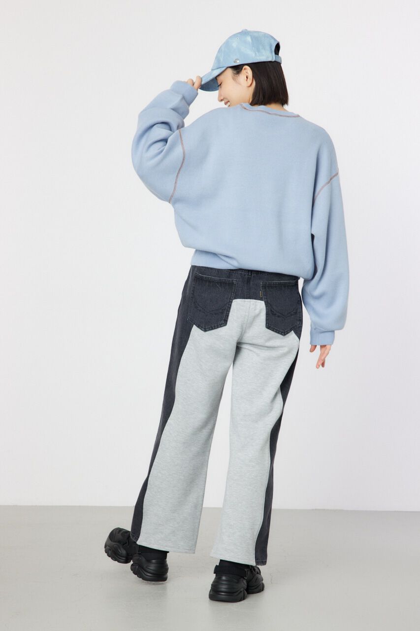 RODEO CROWNS「配色ステッチカレッジニットトップス」|ニット・セーター|