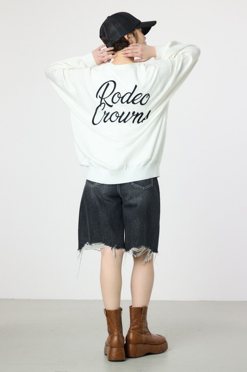 RODEO CROWNS「スクリプト LOGO ニットカーディガン」|カーディガン|