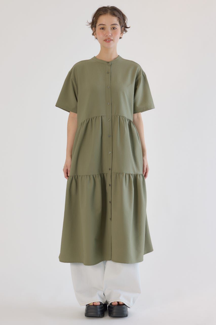 RODEO CROWNS「シアサッカーティアードワンピース」|ワンピース|