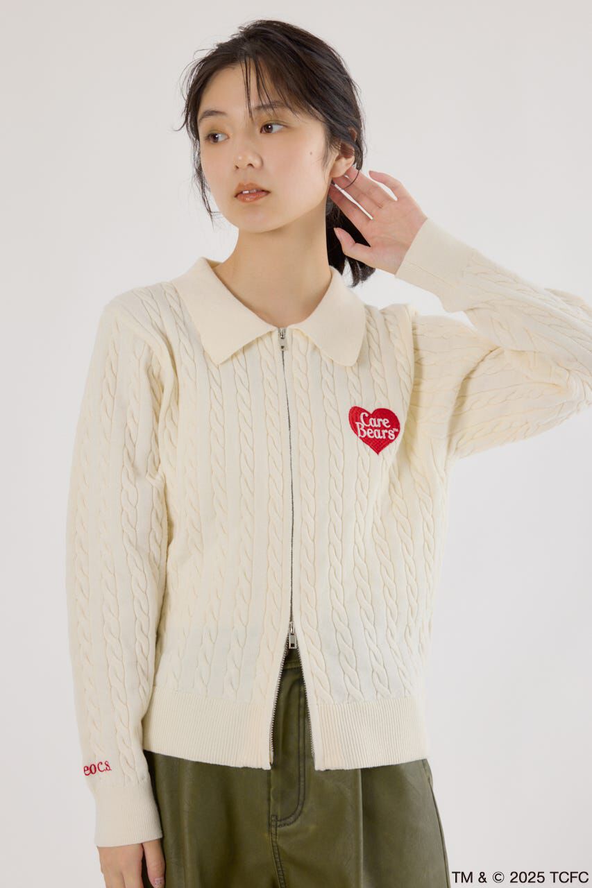 RODEO CROWNS「(Care Bears) モチーフジップカーディガン」|カーディガン|