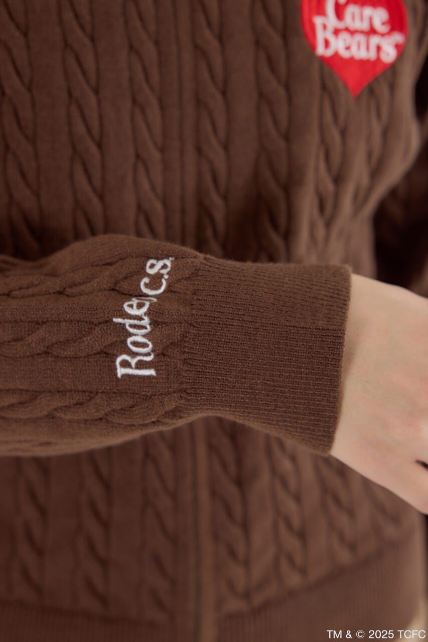 RODEO CROWNS「(Care Bears) モチーフジップカーディガン」|カーディガン|