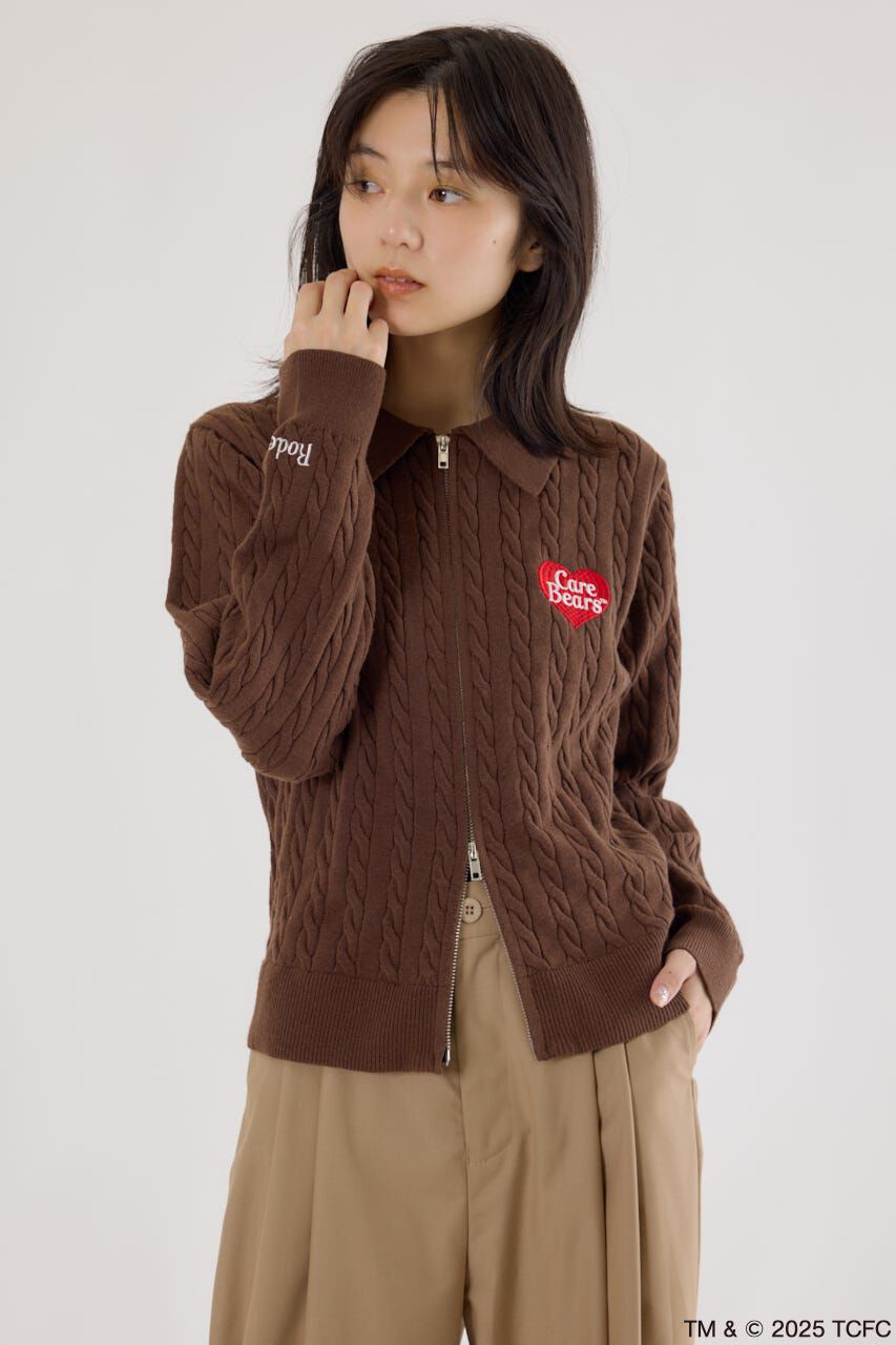 RODEO CROWNS「(Care Bears) モチーフジップカーディガン」|カーディガン|