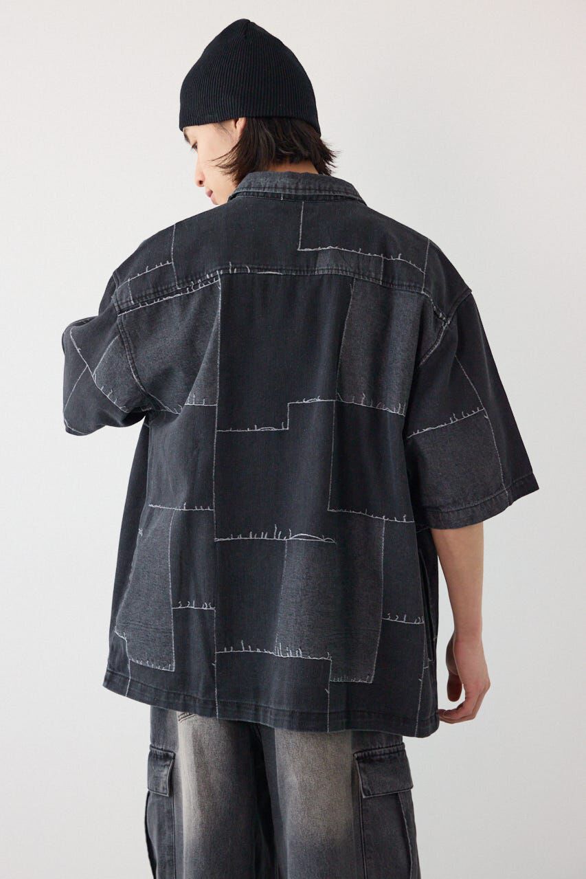 RODEO CROWNS「パッチパターンデニムシャツ」|シャツ・ブラウス|