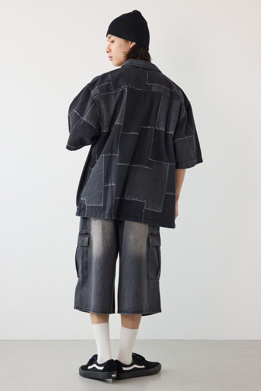 RODEO CROWNS「パッチパターンデニムシャツ」|シャツ・ブラウス|