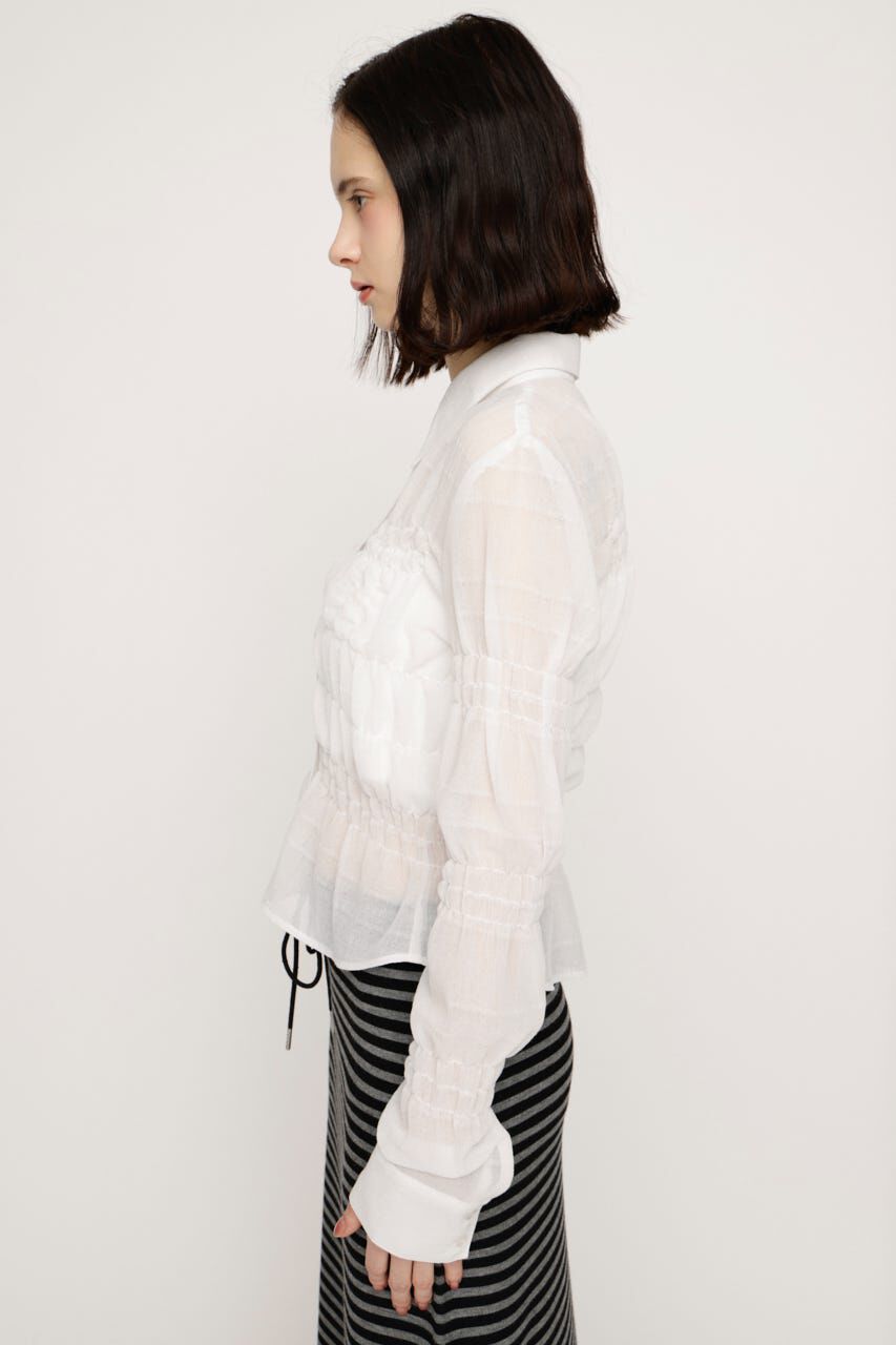 SLY「RANDOM SHIRRING トップス」|シャツ・ブラウス|