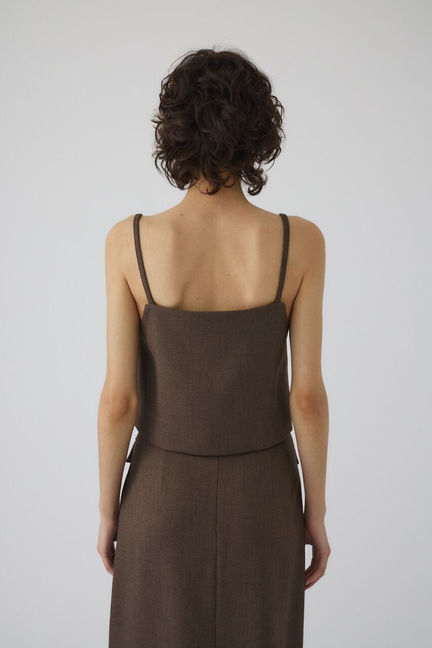RIM.ARK 「Tweed cami tops」|キャミソール|