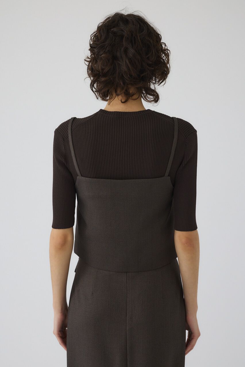 RIM.ARK 「Tweed cami tops」|キャミソール|