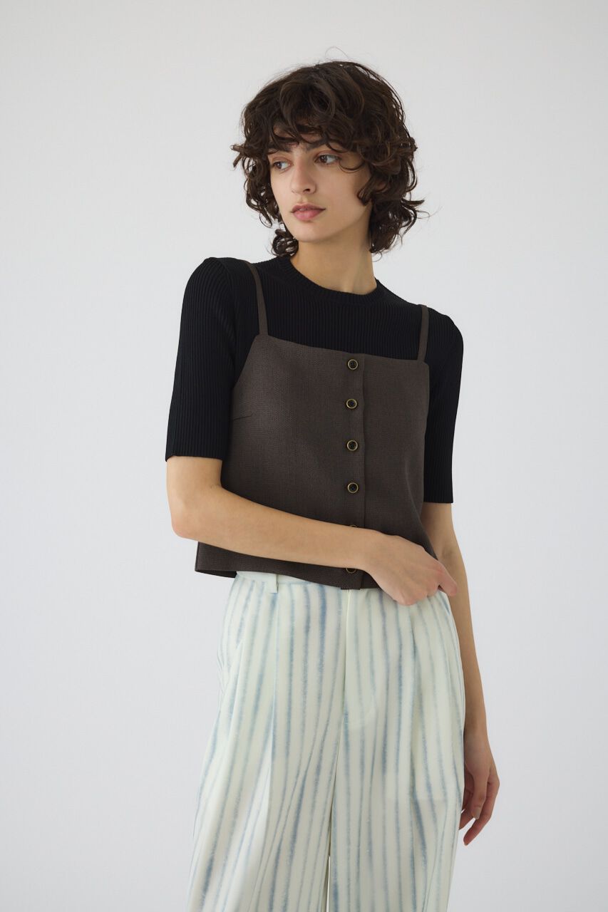 RIM.ARK 「Tweed cami tops」|キャミソール|