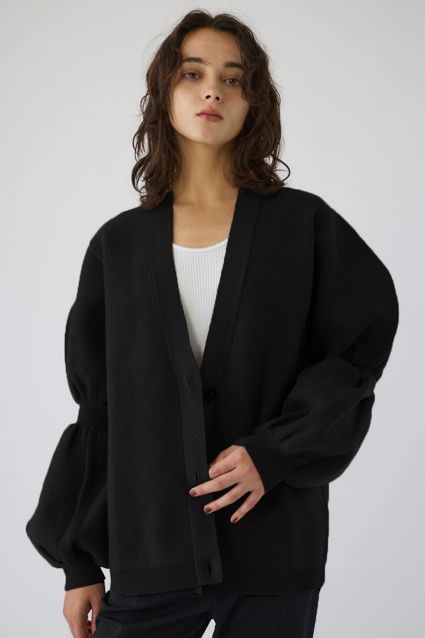 RIM.ARK 「Volume sleeve knit CD」|カーディガン|