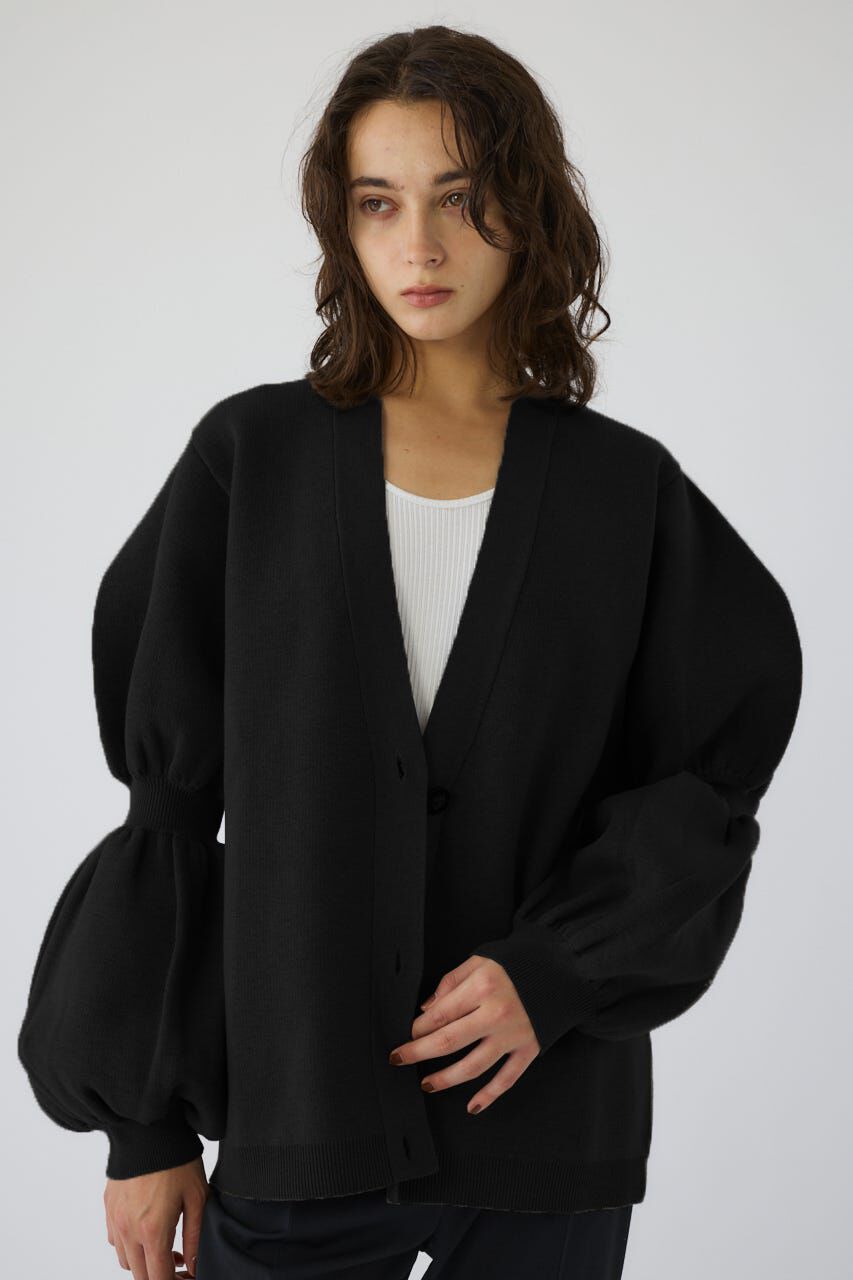 RIM.ARK 「Volume sleeve knit CD」|カーディガン|