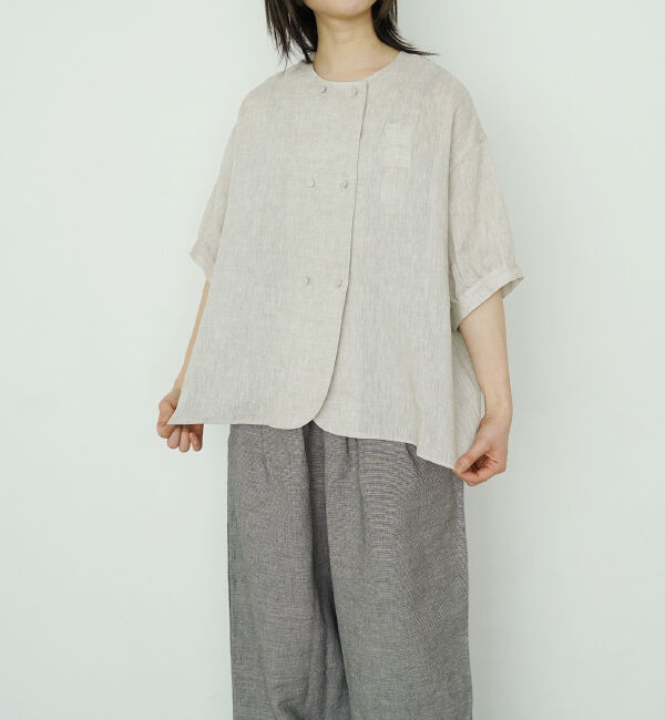 オオカミとフクロウ「オオカミと6つの星の天体観測&ldquo;ブラウス&rdquo;」|シャツ・ブラウス|