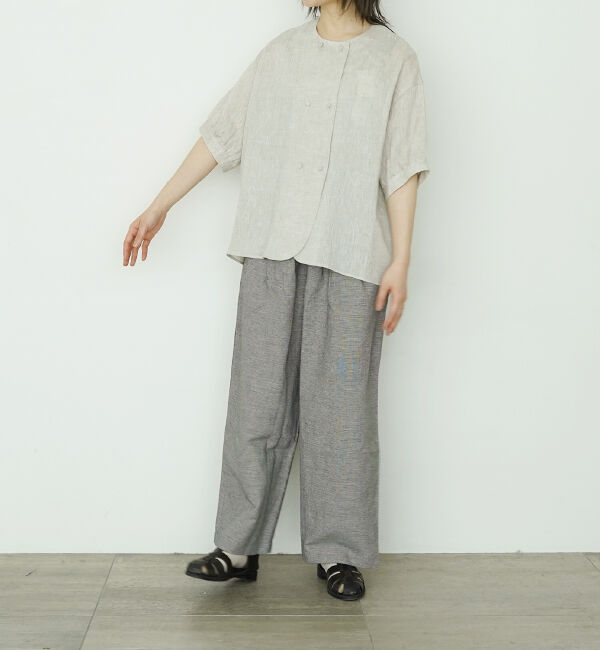 オオカミとフクロウ「オオカミと6つの星の天体観測&ldquo;ブラウス&rdquo;」|シャツ・ブラウス|