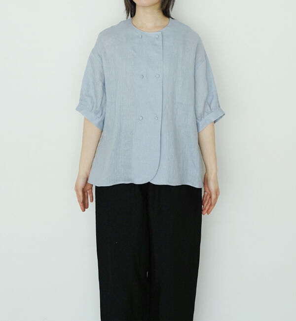 オオカミとフクロウ「オオカミと6つの星の天体観測&ldquo;ブラウス&rdquo;」|シャツ・ブラウス|