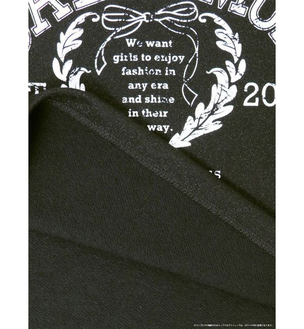CALNAMUR「RIBBON COLLEGE LOGO SWEAT/リボンカレッジロゴスウェット」|Tシャツ・カットソー|