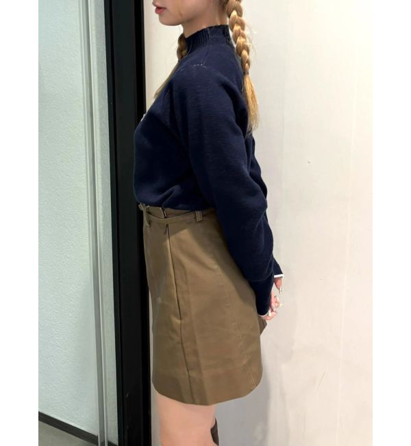 CALNAMUR「トラペゾイドベルトツキミニＳＫ」|スカート|