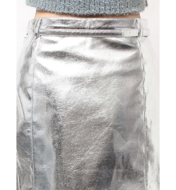 CALNAMUR「トラペゾイドベルトツキミニＳＫ」|スカート|