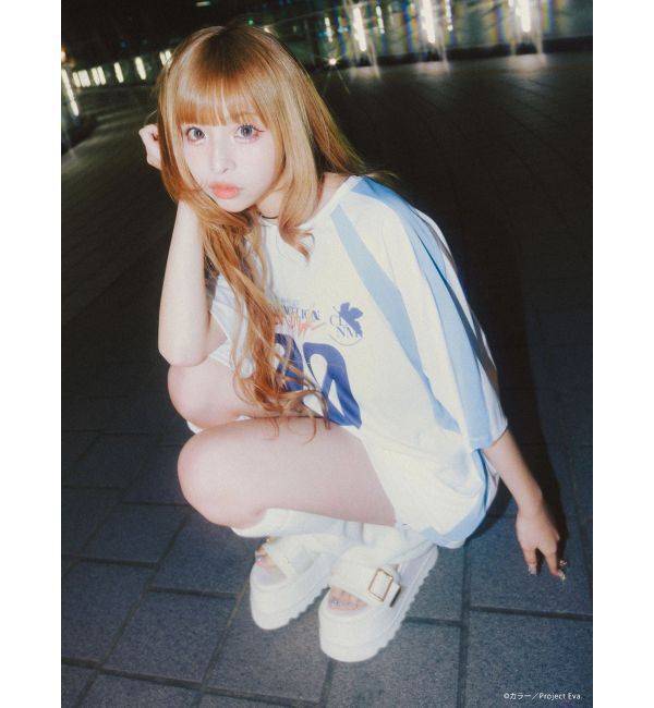 CALNAMUR「【新世紀エヴァンゲリオンコラボ】レイ アスカ ユニフォームTシャツ」|Tシャツ・カットソー|