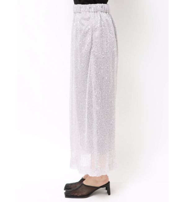 ELENDEEK「SPANGLE PLEATS SK」|スカート|