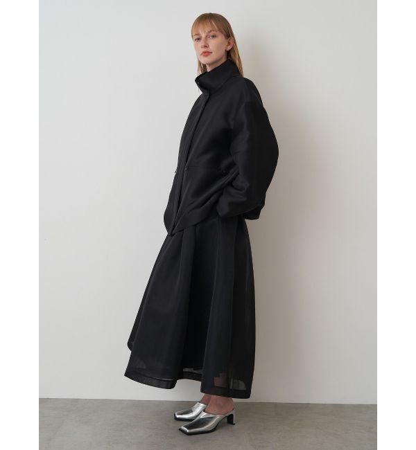 ELENDEEK「MESH BONDING FLARED SK」|スカート|