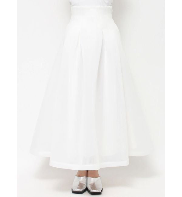 ELENDEEK「MESH BONDING FLARED SK」|スカート|