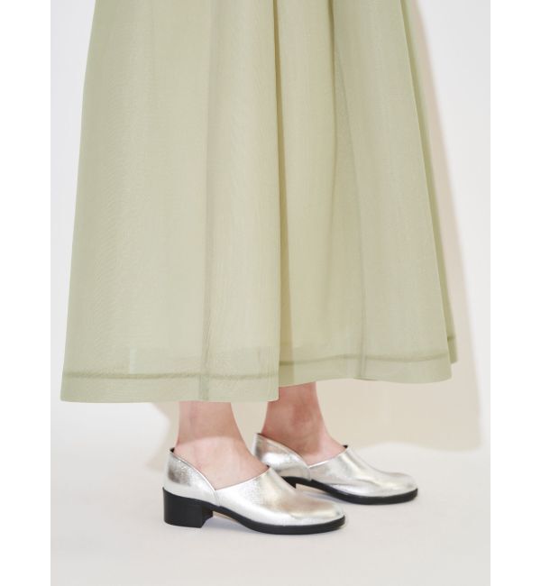 ELENDEEK「MESH BONDING FLARED SK」|スカート|