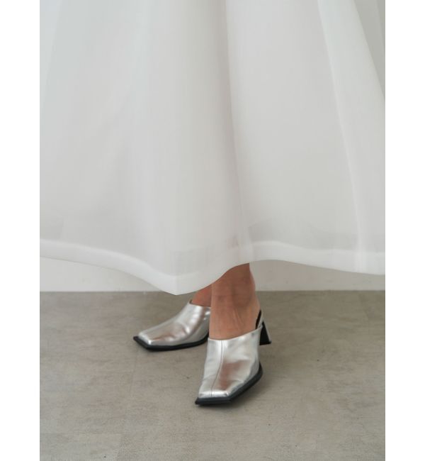 ELENDEEK「MESH BONDING FLARED SK」|スカート|