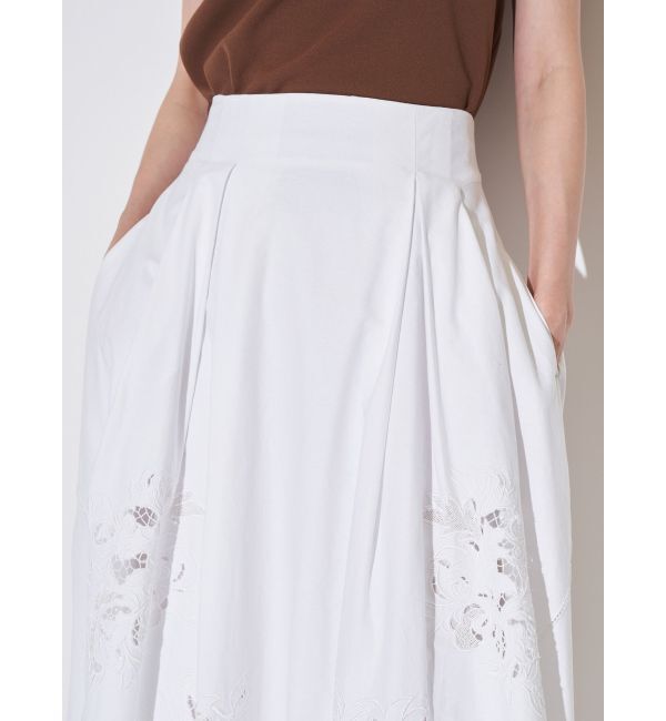 ELENDEEK「EMBROIDERY FLARE SK」|スカート|