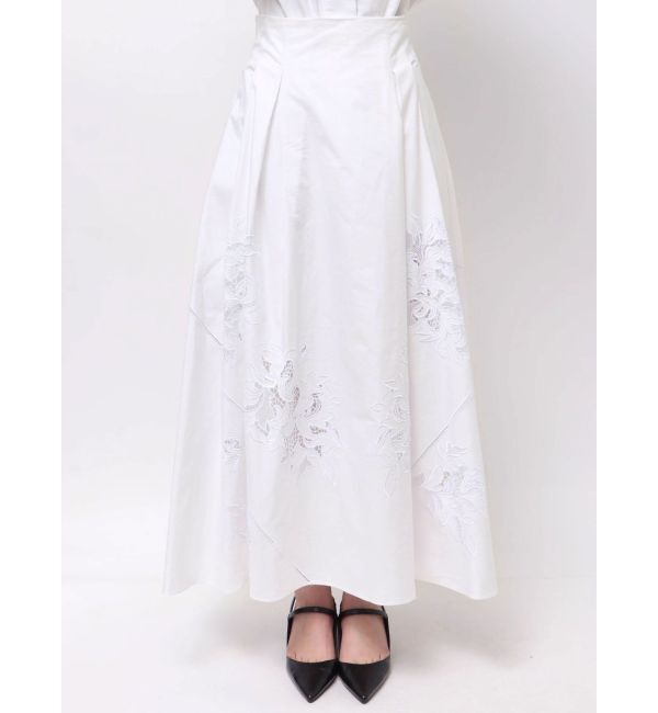 ELENDEEK「EMBROIDERY FLARE SK」|スカート|