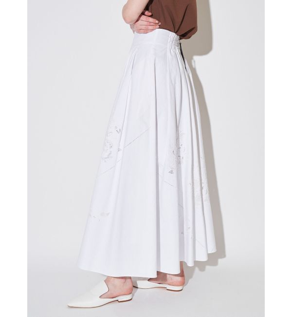 ELENDEEK「EMBROIDERY FLARE SK」|スカート|
