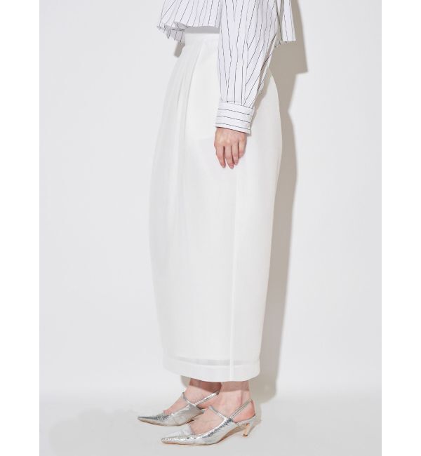 ELENDEEK「MESH BONDING TUCKED SK」|スカート|