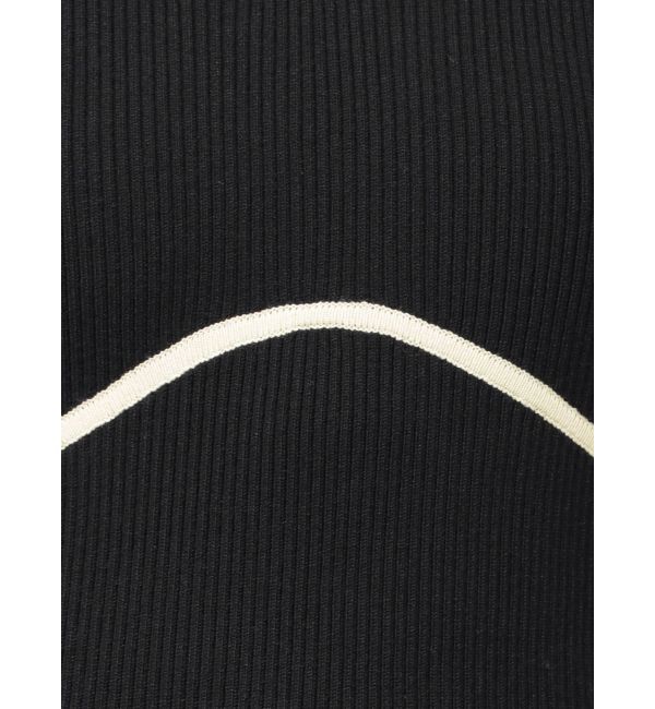 RESEXXY「バイカラーニットポロワンピース」|ワンピース|