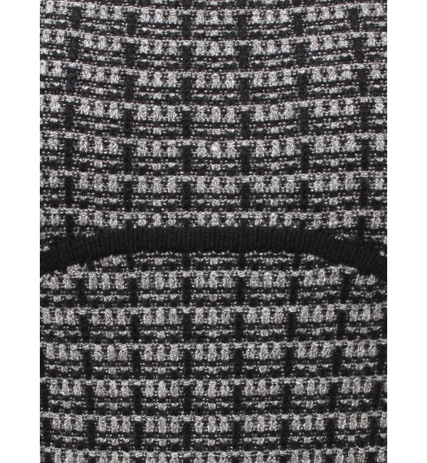 RESEXXY「【WEB限定】バイカラーツイードニットワンピース」|ワンピース|