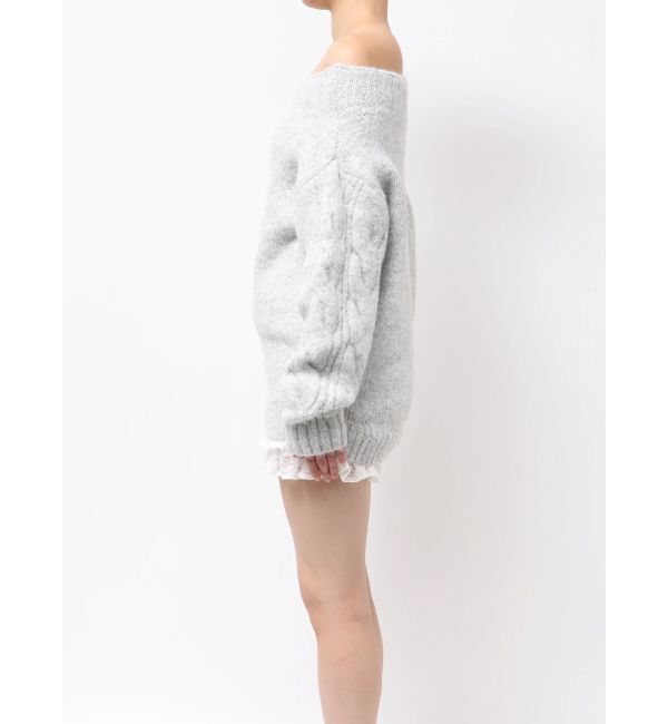 RESEXXY「ケーブルスリーブニットワンピース」|ワンピース|