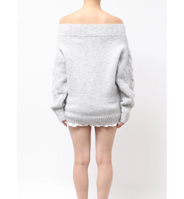 RESEXXY「ケーブルスリーブニットワンピース」|ワンピース|