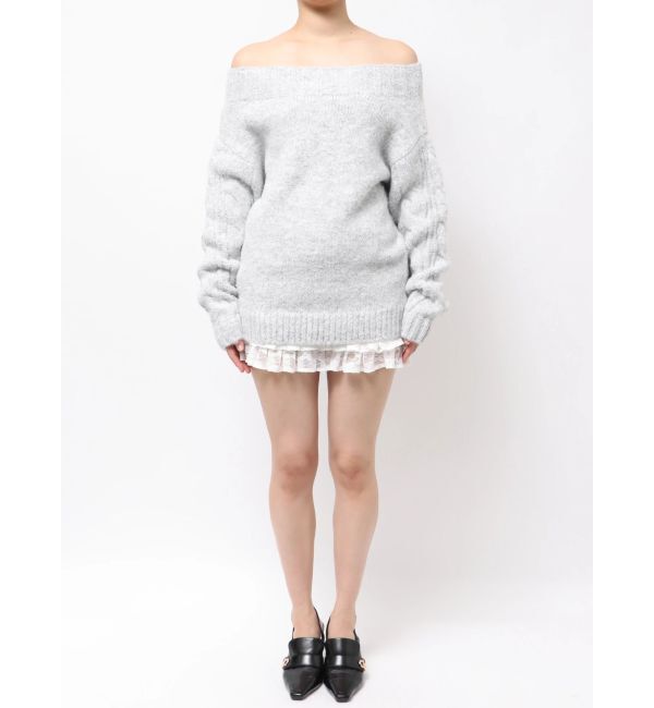 RESEXXY「ケーブルスリーブニットワンピース」|ワンピース|