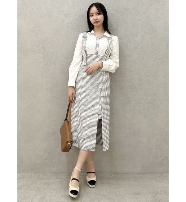 dazzlin「ハイウエストジャンスカドッキングワンピース」|ワンピース|