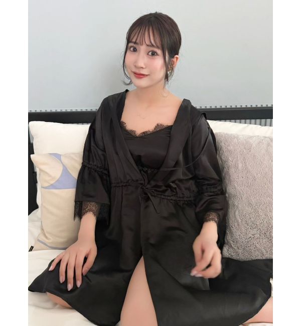 dazzlin「【吉田朱里】シルクカップインキャミソール」|ルームウェア|