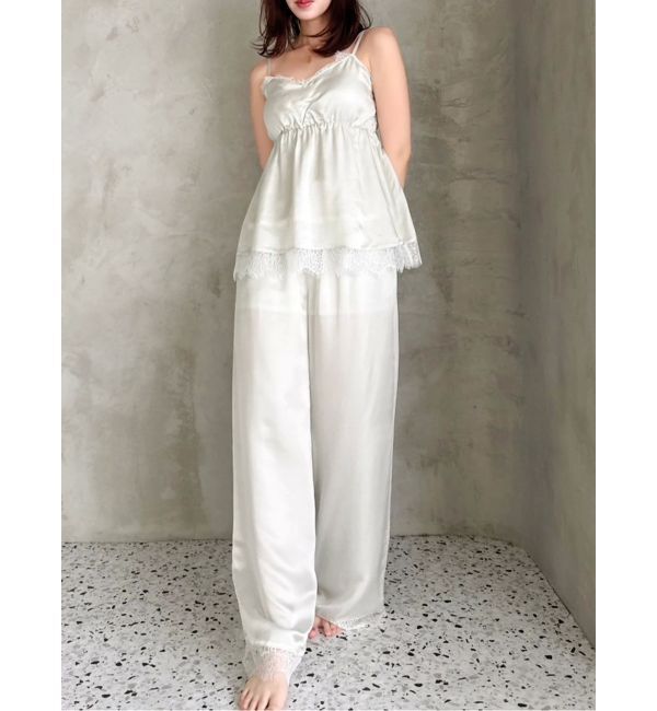 dazzlin「【吉田朱里】シルクカップインキャミソール」|ルームウェア|