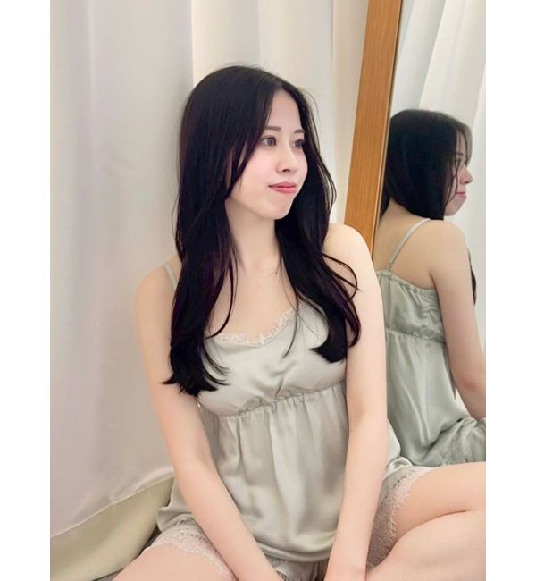 dazzlin「【吉田朱里】シルクカップインキャミソール」|ルームウェア|