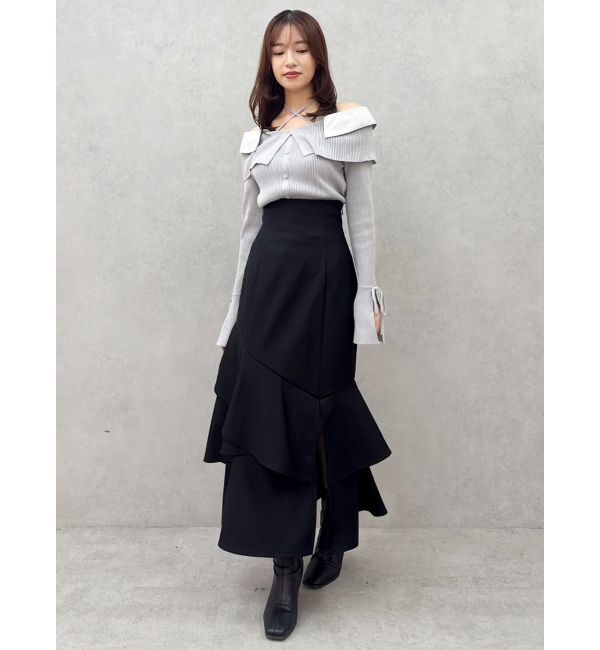 dazzlin「バックレースアップアシメマーメイドスカート」|スカート|