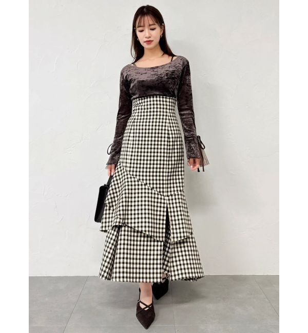 dazzlin「バックレースアップアシメマーメイドスカート」|スカート|