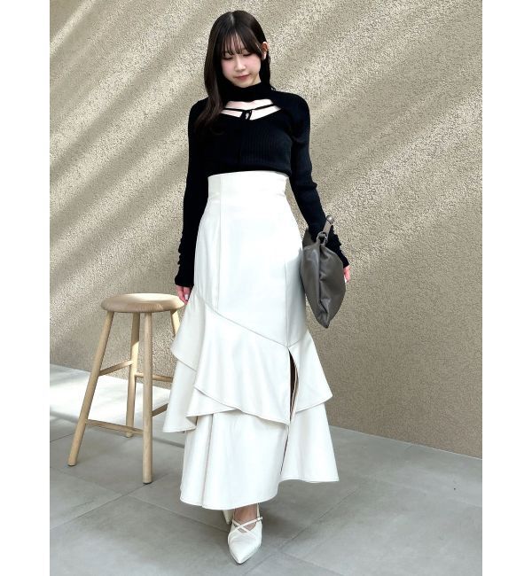 dazzlin「バックレースアップアシメマーメイドスカート」|スカート|