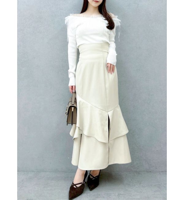 dazzlin「バックレースアップアシメマーメイドスカート」|スカート|