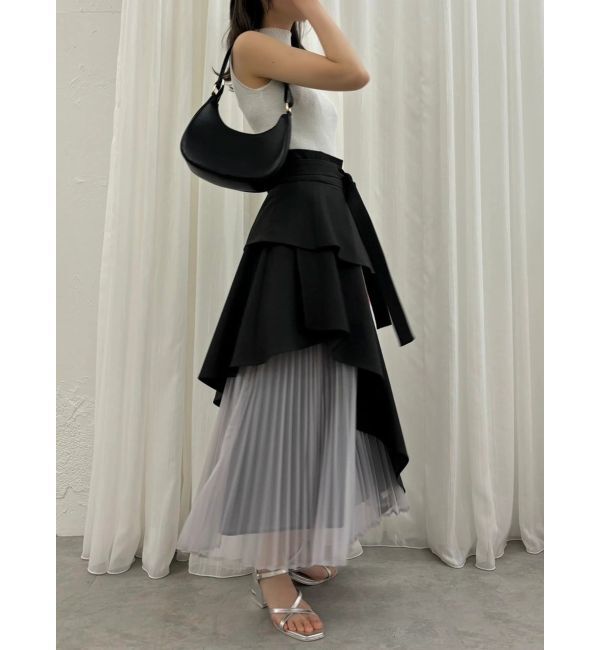 dazzlin「【復刻】アシメティアードプリーツスカート」|スカート|