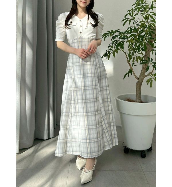 dazzlin「フロントボタンコルセットワンピース」|ワンピース|