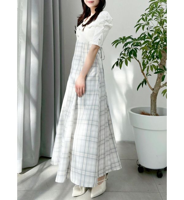 dazzlin「フロントボタンコルセットワンピース」|ワンピース|